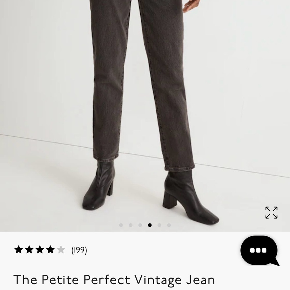 Madewell The Petite Perfect Vintage Jean in Lunar Wash Size 23P